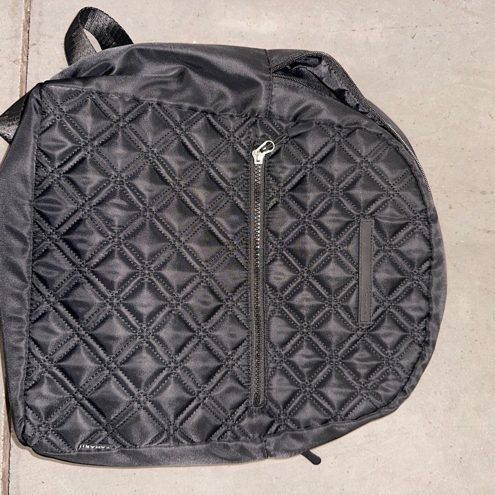 Black Quilted Backpack (Tahari)